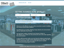 Tablet Screenshot of ebiz.dillards.com
